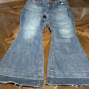 Stylish Blue Flare Jeans